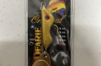 Erie Dearie Lure #ED10141 1oz Gold Fishing Lure New In Original Packaging