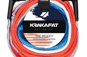 Krakafat 75ft Water Ski Rope for Water Skiing