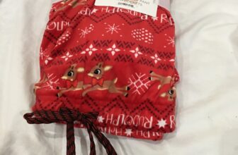 Briefly Stated Rudolph Reindeer Women’s Red Sleep Pants w/ Pockets U pick New