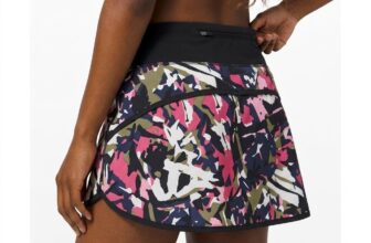 Lululemon Multicolor Lightweight Running Skirt Women Size 2