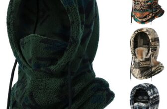Winter Balalclava Ski Mask Windproof Warm Thick Fleece Neck Scarf for Men Women