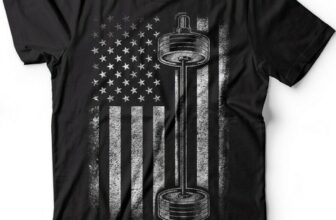 American Flag Gym and Fitness T-shirt Bodybuilding Weight Lifting Shirt