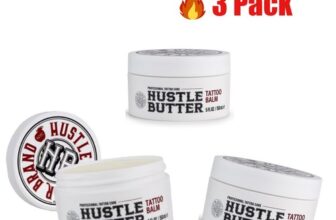 3 Pack Hustle Butter Tattoo Aftercare 5oz Heals & Protects New Tattoos Rugby
