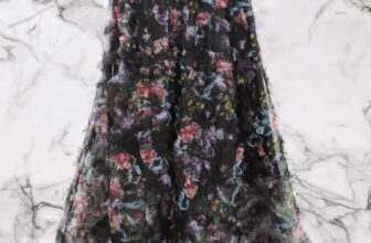BNWT Mallisa J Collection Black Floral Ruffle Maxi Skirt One Size ( Uk 10-14)