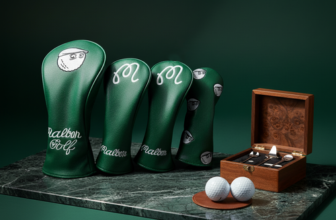 Malbon Golf Club Head Covers Set Driver Fairway Wood Hybrid UT Putter Headcover