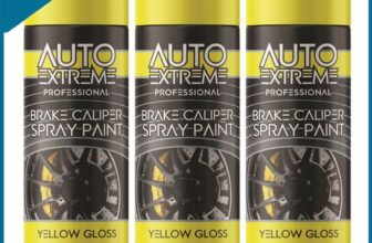 3 x YELLOW GLOSS BRAKE CALIPER SPRAY PAINT HI TEMPERATURE AUTO AEROSOL 400ML NEW