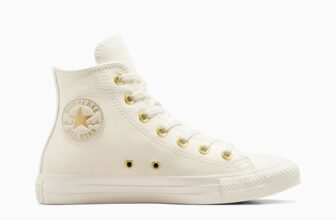 Converse Women’s Chuck Taylor All Star Gold High-Top Shoes Ecru