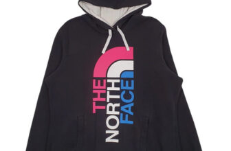 THE NORTH FACE Hoodie Spellout Jumper Sweatshirt Womens XL