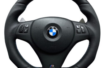 BMW M SPORT DCT M1 M3 E90 E92 E93 E87 E82 E91 CUSTOM MADE LEATHER STEERING WHEEL