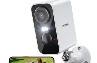 ieGeek Portable Wireless Outdoor Battery Security Camera 3MP Mini Home CCTV Cam