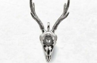 925 Sterling Silver Antelop Deer Charm Pendant