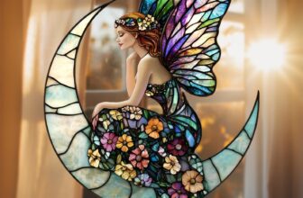 Butterfly Fairy Acrylic Suncatcher Ornament, Window Hanging Decoration