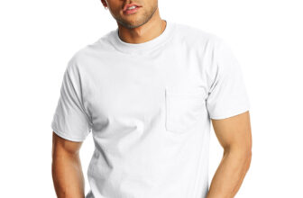 Hanes Adult Beefy-T T-Shirt with Pocket – 5190P