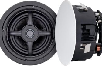 Sonance MAG6R – 6-1/2” 2-Way Ceiling Speaker Pair Black