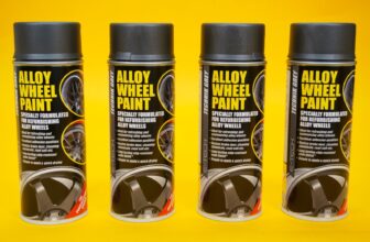 Alloy Wheel Paint TECHNIK GREY 400ml Aerosol Spray Car Refurbishment E-TECH 4Pcs