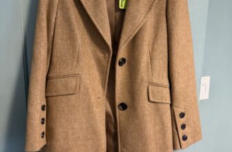NWT Sam Edelman Wool Blend Coat Caramel Medium