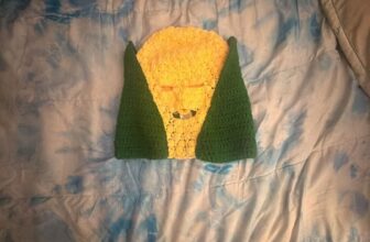 Novelty Crochet Corn Balaclava Ski Mask Winter Hat
