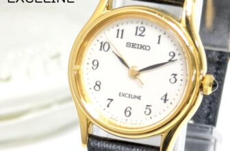 SEIKO Exceline Women’s Watch Round 3 Hands Quartz White Dial