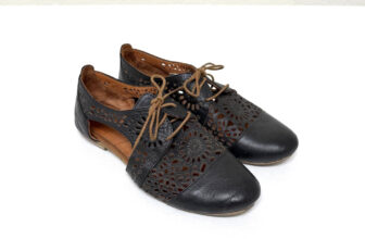 Spring Step Theone Derby black leather lace-up oxford size 7