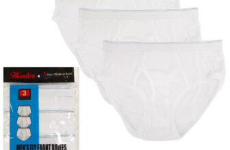 6 PK Men’s White Brief Cotton Blend Size S M L XL KING HUNTER