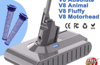 21.6V 9000mAh Battery for Dyson V8 Absolute Animal Motorhead SV10 SV25 / Filters