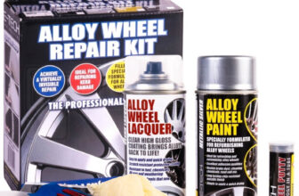 E-tech Alloy Silver Wheel Refurbishment Repair Kit Wheel Spray Paint + Lacquer