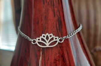 Lotus Flower Ankle Anklet Charm Bracelet Silver Stainless Steel Jewelry Foot