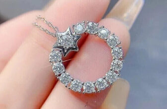 Women’s Beauty Pendant 2Ct Round Cut Lab Created Diamond  14K White Gold Plated