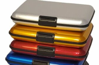 RFID Blocking Credit Card Aluminum ID case Hard Shell Wallet for Men or Women