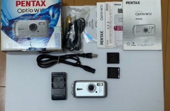 Pentax Optio W10 Compact Digital Camera Tested Working Seller Japan