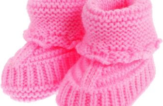 Baby Knitted Booties Boots Infant Shoe Newborn Crochet Shoes Girl