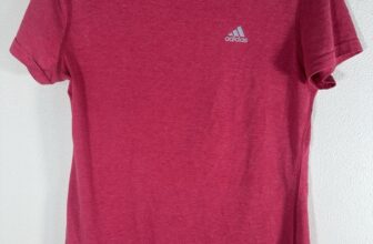 Adidas Climalite Women’s Pink Heather Short Sleeve Athletic T-Shirt Size M