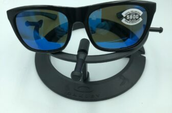 Costa Del Mar Cheeca Shiny Black / Blue Mirror 580 Lightwave Glass CHA 11 OBMGLP