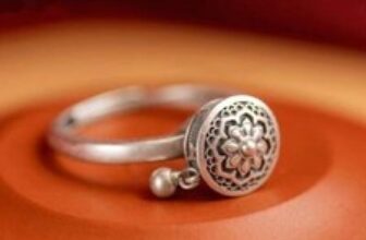 Womens Spinning Ring Tibetan Mantra Adjustable Vintage Ethnic Style Jewelry 1pc
