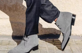 Handmade Mens Gray Suede Ankle Boots, Men Chukka Boot, Gray Lace up Boot for Men