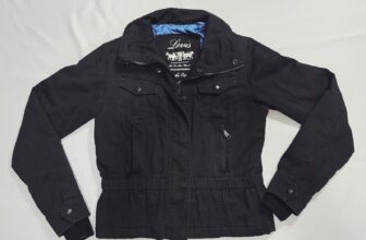 VTG The Original Levis Two Horse Brand  Black Womens Jacket Winter Small LS&Co.