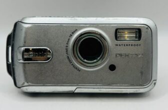 PENTAX Optio W20 Silver Compact Digital Camera Tested Working Seller Japan
