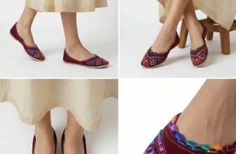 Women Wedding Shoes Leather Handmade Indian Mojari Ballet Flat Jutti US 6-9