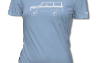 Toyota BJ55 FJ55 Land Cruiser 4×4 T-Shirt – Women – Side View