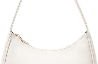 Shoulder Bags for Women, Cute Hobo Tote Handbag Mini Clutch Purse with Zipper Cl