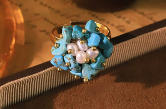 Elegant Statement Baroque Pearl Ring Party Jewelry Accessory For Women Ladies