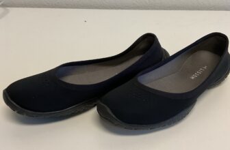 Lissom Flyte Women Black Sole Slip On Comfort Ballet Flats – US 5