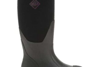 MUCK Womens Chore Tall, Black, Size 6M