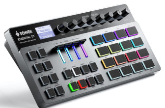 Donner Essential D1 Synthesizer Sequencer Drum Machine + Software Online Lessons