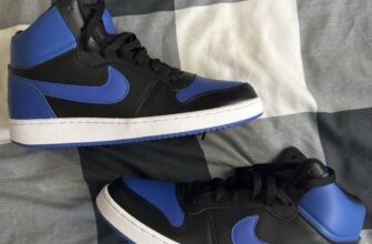 Nike Ebernon Mid – Black Game Royal – UK8 – Never Worn🛍️