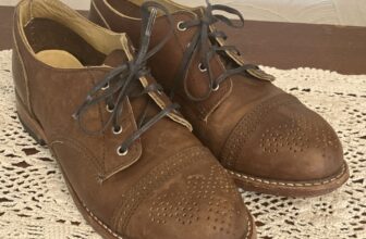 Women’s Hazel Brown Leather Cap Toe Oxford Dress Shoes Lace Up Round Toe Size 7