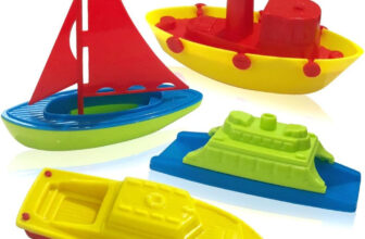 Toy Boat Bath Toys for Kids & Toddlers, Set of 4, Kids Pool Toys f