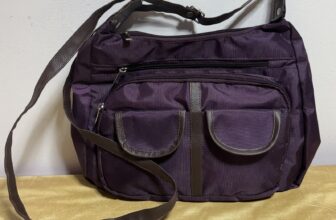 NWT 3pc Gold Coast Plum Nylon Coin Pouch Cosmetic Bag Crossbody Shoulder Purse