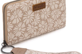 Women’S Khaki Daisy Wallet Wallets, Card Cases & Money Organizers Large Capacity