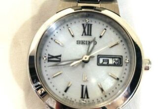 Seiko Lukia Solar Ladies Dress Watch Timepiece Stainless Steel Silver